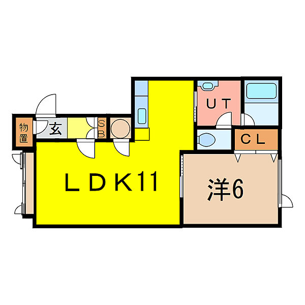 プリウス ｜北海道旭川市近文町２１丁目(賃貸アパート1LDK・1階・47.16㎡)の写真 その2