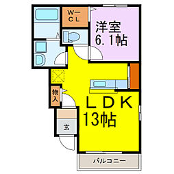 ニューヘイアン 1階/-