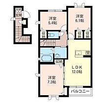 千葉県市原市五井（賃貸アパート3LDK・2階・73.59㎡） その2