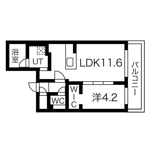 仮)GRANーS3W21MS A棟 301｜北海道札幌市中央区南三条西２１丁目(賃貸マンション1LDK・3階・37.18㎡)の写真 その2