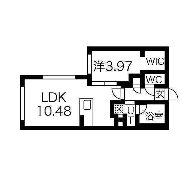 仮)GRANーS3W21MS A棟 405｜北海道札幌市中央区南三条西２１丁目(賃貸マンション1LDK・4階・34.61㎡)の写真 その2