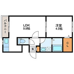 CREA北28条 クレア北28条 1階
