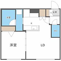 ル・シェーヌ桑園  ｜ 北海道札幌市中央区北十二条西１５丁目（賃貸マンション1LDK・1階・34.93㎡） その2