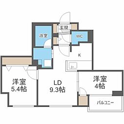 クラッセ札幌シティアクシア・サウステラス 2階
