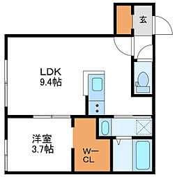 Noble Vista 知事公館 ノーブルビスタ 2階/-