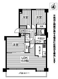 間取図画像 3LDK