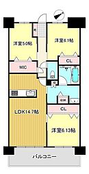 間取図画像 3LDK