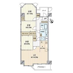 間取図画像 3LDK