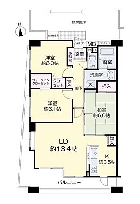 間取り JR山陽本線 高島駅 徒歩14分