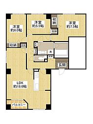 間取図画像 3LDK