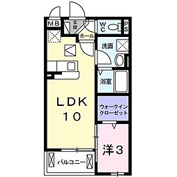 メゾン・ド・コンフォール 1LDKの間取図画像
