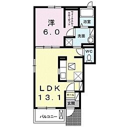 間取図画像 1LDK