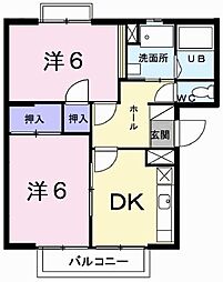 SeaLight 2Kの間取図画像