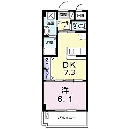 間取図画像 1DK