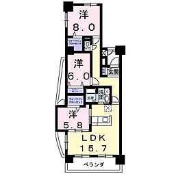 西川田駅 8.7万円