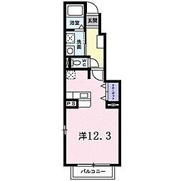 グランビル3 ワンルームの間取図画像