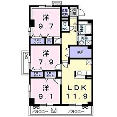 物件の間取り
