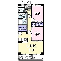 Sakuraビベンデ2 2LDKの間取図画像