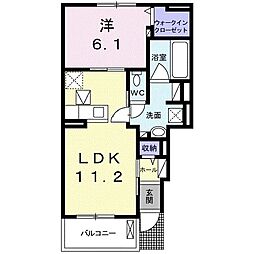 間取図画像 1LDK