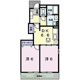 間取図画像 2DK