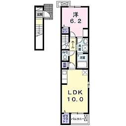 ラキオラ 1LDKの間取図画像
