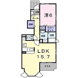 間取図画像 1LDK