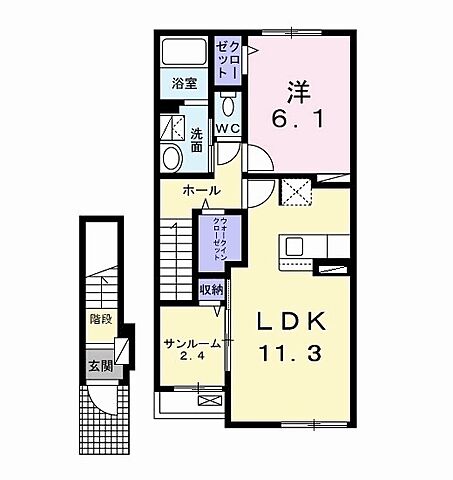 ホームズ ベルウッド Iii 1ldk 賃料7 6万円 2階 50 96 賃貸アパート住宅情報
