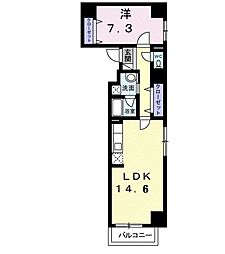 ラコルタ南浦和Sta. 1LDKの間取図画像