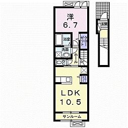 間取図画像 1LDK