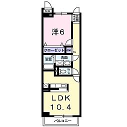 アグライア 1LDKの間取図画像