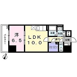 クラッテーロ相模が丘 1LDKの間取図画像