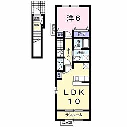 メゾン・ボニート 1LDKの間取図画像