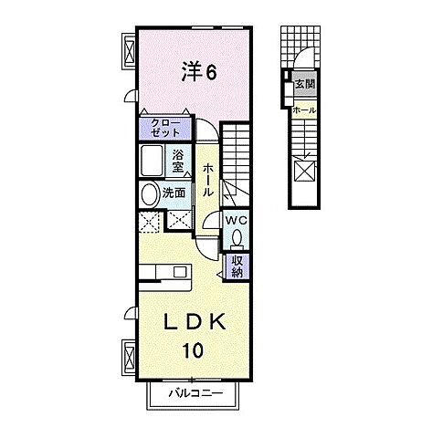 ホームズ でお部屋探し ラピッド ブルック 2階 205 1ldk 賃料6 2万円 42 37 賃貸アパート住宅情報 物件番号 3700045 0025744 取扱い不動産会社 大東建託リーシング株式会社 熊谷店