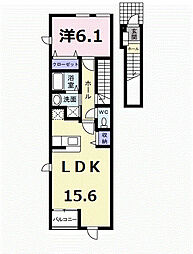マーベラス・K 1LDKの間取図画像