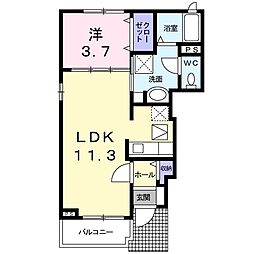 ラッフィナート・MC 1LDKの間取図画像