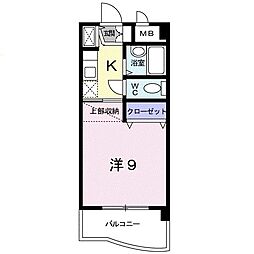 MAISONOHMICHI 1Kの間取図画像