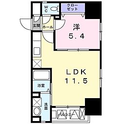 ボストーク・ネオ 1LDKの間取図画像