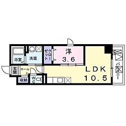 シード・レジデンス 1LDKの間取図画像
