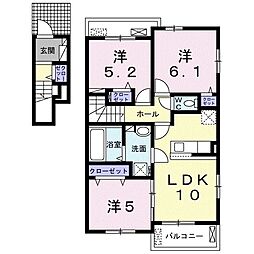 コンフォートメゾン2B 3LDKの間取図画像