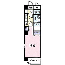 legato元町 1Kの間取図画像
