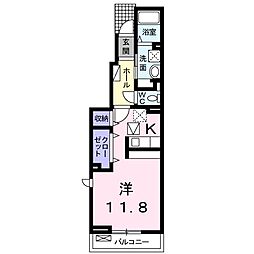 サニーライフ宮代 1Kの間取図画像