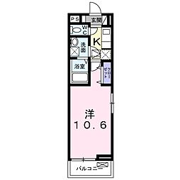 間取図画像 1K