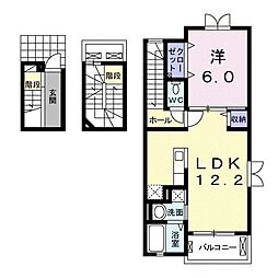 ルミネエトワール8 1LDKの間取図画像