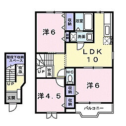 パステーク・古川C 3LDKの間取図画像