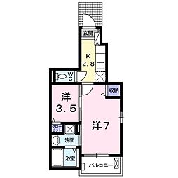 サンヴェール 1SKの間取図画像
