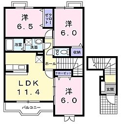 インノバール3 3LDKの間取図画像