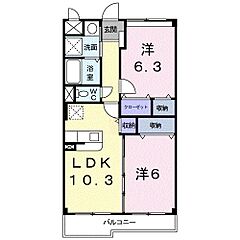 物件の間取り