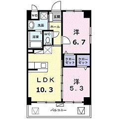 物件の間取り