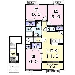 間取図画像 3LDK