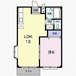 エルディムソウノダイ 1LDKの間取図画像